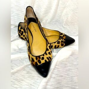 Gianni Bini Leopard Flats Calf Hair